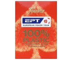 Fournier EPT Pokerio Kortos (Raudonos)