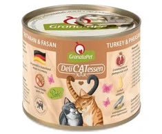 Fox4Pets Kačių Maistas - GRANATAPET DeliCATessen Kalakutiena ir Fazanas 200g
