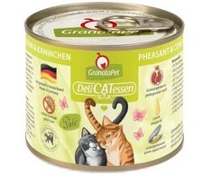 Fox4Pets Kačių Maistas - GRANATAPET DeliCATessen Paukštiena ir Triušis Šlapias 200g Be Glitimo