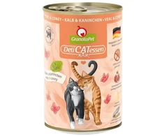 Fox4Pets GRANATAPET DeliCATessen Veal and coney – šlapias kačių maistas – 400g