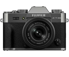 Fujifilm X-T30 III + 13-33mm, charcoal sidabrinis