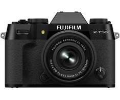 FUJIFILM X-T50 + FUJINON XC 15-45mm F3.5-5.6 OIS PZ (Juodas)