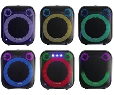 Garsiakalbis - Blaupunkt PB6LED Nešiojamas Bluetooth Garsiakalbis, FM Radijas, Juodas