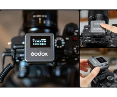 Garso įranga - Godox Magic XT1 belaidė mikrofono sistema 2 siųstuvai 200m