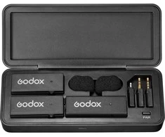 Garso įranga - Godox MoveLink Mini LT Kit 2 Wireless System, Dual-Channel, Juodas