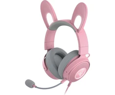 Garso Įranga - Razer Kraken Kitty V2 Pro Žaidimų Ausinės, Atsparus Mikrofonas, Reaguojanti Apšvietimo Sistema, Rožinė