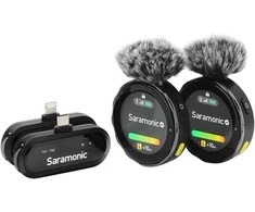 Garso Perdavimo Rinkinys - Saramonic BlinkMe U2 2 Siųstuvai/Gavikliai, 100m Atstumas, 8GB Atmintis