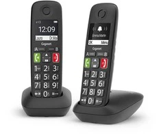 Belaidis Telefonas - Gigaset E290 Duo 2" Ekranas, 150 Kontaktų, Skambučių Blokavimas Juodas