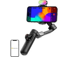 Gimbal Stabilizatorius - AOCHUAN Smart X Pro 3-Ašių Stabilizavimas, 3200 mAh Baterija, RGB Apšvietimas Juodas