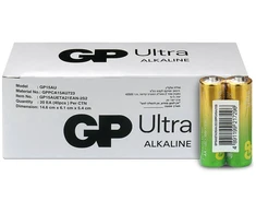 GP Battery AA Baterijos - GP Ultra Šarminės LR6, 40 vnt.