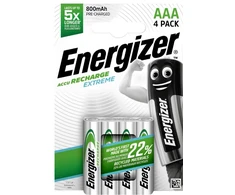 GP Battery Baterija - GP R03 AKU 800 mAh 1,2 V NiMH Įkraunamosios, 4 vnt.