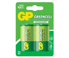 GP Battery Baterijos – GP R20 GreenCell, 2 vnt.