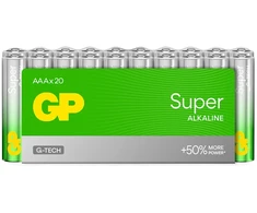 GP Battery Baterijos – GP Super Alkaline LR03, 20 vnt.