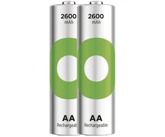 GP Battery Įkraunama baterija – GP ReCyko 2600 mAh R6 AA, 2 vnt.