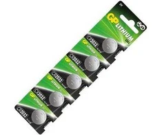 GP CR2032 baterijos 5 vnt.