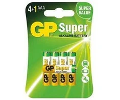 GP LR03 AAA Super baterijos 5 vnt.