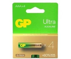 Gp Batteries GP LR03 AAA Ultra (G-TECH) baterijos 4 vnt.