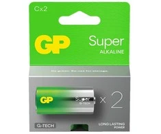 GP LR14 C Super baterijos 2 vnt.