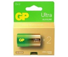 GP LR20 Ultra (G-TECH) baterijos 2 vnt.