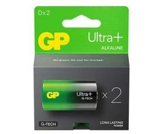 GP LR20 Ultra+ (G-TECH) baterijos 2 vnt.