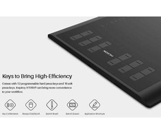 Grafikos Planšetė - HUION 1060 Inspiroy Plus 8192 Lygio Pieštukas su 12 Greitųjų Mygtukų
