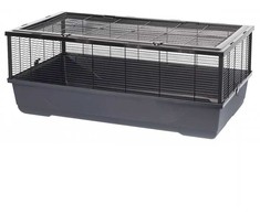 Graužikų Narvas - INTER-ZOO Bernie 100x54x39cm Metalas/Plastikas Juodas