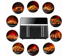 Gruzdintuvė Karšto oro fritiūrinė - ELDOM FR200 Fritela 9L, 8 Virimo Programos, LED Ekranas