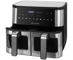 Gruzdintuvė Namų ir virtuvės prietaisas - BLOW AIR FRYER 2500W 9L Su 8 Išankstiniais Programomis Juodas