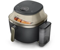 Philips NA543/00 fryer Single 7.2 L Stand-alone 2000 W Hot air fryer Juodas, Champagne