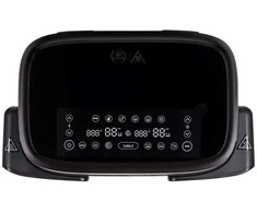„Philips 1000“ serijos NA150/00 gruzdintuvė, dviguba, 7,1 l, 2450 W, karšto oro gruzdintuvė, Juodas
