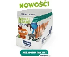 ANIMAL ISLAND pasztet Indyk saszetki katei 12x100g