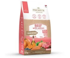 Gyvūnų Maistas - POKUSA Premium pasirinkimas šuniukams jautiena lašiša 12kg be glitimo