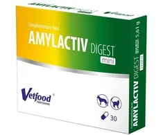 Gyvūnų maistas - Vetfood Amylactiv Digest Mini 30vnt Be sojos Be glitimo