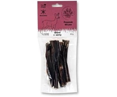 Usorteret ZOYA Roe deer skin – skanėstas šuniui – 80g