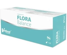 Gyvūnų papildai - Vetfood Flora Balance (120 vnt., virškinimo sveikatos palaikymas)