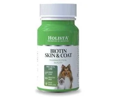 HOLISTA Biotin Skin & Coat – papildai šunims ir katėms – 90 pcs