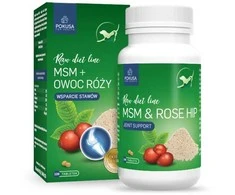 Gyvūnų papildas - POKUSA RawDietLine MSM ir erškėtuogių 120 vnt.