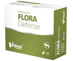 Gyvūnų papildas - Vetfood Flora Defense 30vnt Virškinimo sveikata Imunitetas