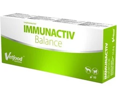 Gyvūnų papildas - Vetfood Immunactiv Balance 60vnt Be sojos Be glitimo