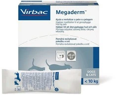 Vibrac Virbac Megaderm maisto papildas šunims ir katėms, 28×4 ml