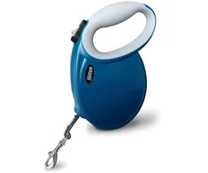 HILTON Smart dog L (30kg) - retractable pavadėlis - navy-pilkas - 5 m