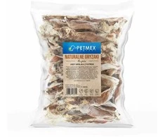 Gyvūnų skanėstas - PETMEX Triušio ausys su pūkais (200g, be grūdų, hipoalergiškas)