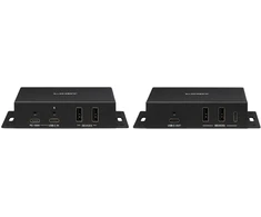 HDBaseT Siųstuvas - Lindy 100m Cat.6A Type C 4K60 Vaizdo Duomenų HDBaseT 3.0 Išplėtiklis 100W Juodas