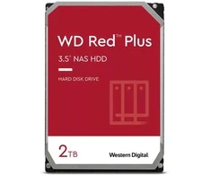 Kietasis diskas - Western Digital Raudona Plus 2 TB 5400 RPM 64 MB 3.5" SATA