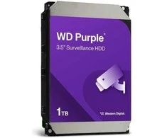 HDD - Western Digital Violetinė 1TB Stebėjimo HD (WD10PURZ, 80-110 MB/s, 3.5")