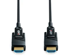 HDMI Kabelis - Lindy 38544 30 M Optinis Hibridinis „Micro-HDMI“ 8K60 Kabelis Juodas