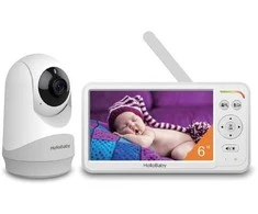 Hellobaby Intelligent Technology Vaikų Stebėjimo Prietaisas - HELLOBABY Vaizdo Stebėjimo Prietaisas 6" LCD IR Naktinio Matymo Dvišalis Pokalbis