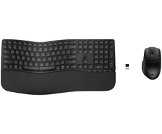 Hewlett Packard (HP) Klaviatūra ir Pelė - HP 680 Comfort Wireless 4000 DPI Pilno Dydžio Klaviatūra ir Pelė Juoda