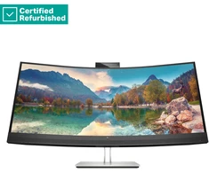 Hewlett Packard (HP) Monitorius - HP E34m G4 34" Lenktas WQHD Konferencijų Monitorius, Atnaujintas, Juoda