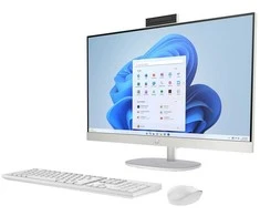Hewlett Packard (HP) HP 27-cr0222nw AMD Ryzen™ 7 7730U 68,6 cm (27") 1920 x 1080 pikselių „viskas viename“ asmeninis kompiuteris 16 GB DDR4-SDRAM 512 GB SSD „Windows 11 Home“ „Wi-Fi 6“ (802.11ax) Baltas